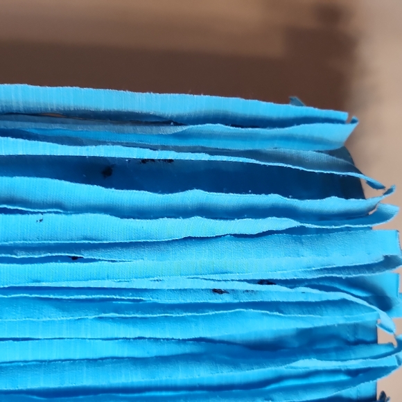 IZ Byer Dress Girls Blue Fringe Tank Dress Size 6 - Picture 4 of 5